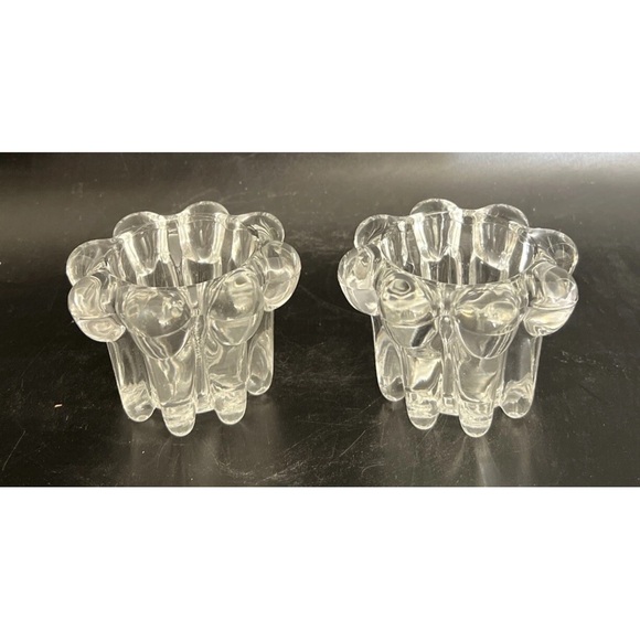 Alco Other - Alco Crystal Votive/Tapper Candle Holder Set of 2